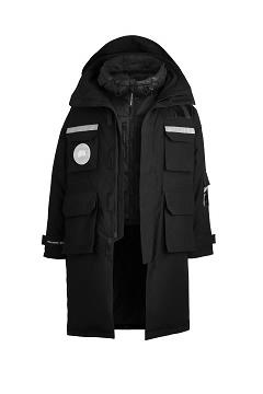Chamarras Canada Goose Hombre Mexico - Resolute Abrigos Negros DW0527816